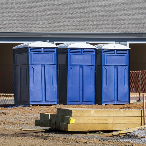 do you offer hand sanitizer dispensers inside the porta potties in Ridgeway New York